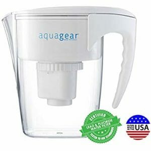 Aquagear water filter pitchers for the home