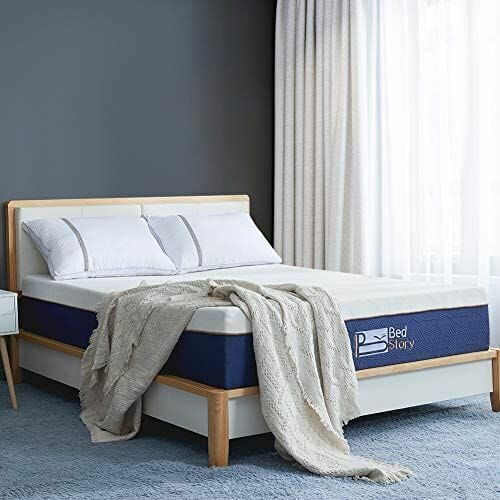 BedStory 12-Inch Lavender Memory Foam Mattress