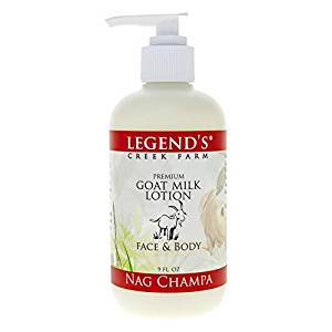 Nag Champa and hemp goat milk top ten hemp lotions