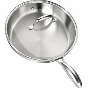 Utopia Kitchen Top Ten Best Stainless Steel Pan Skillets
