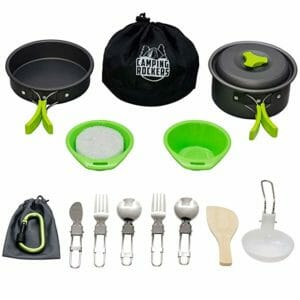 CampingRockers Top Ten Camping Cookware Sets