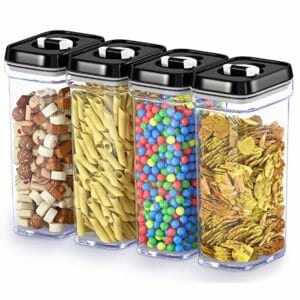 DWËLLZA 2 Top Ten Clear Food Storage Container Sets