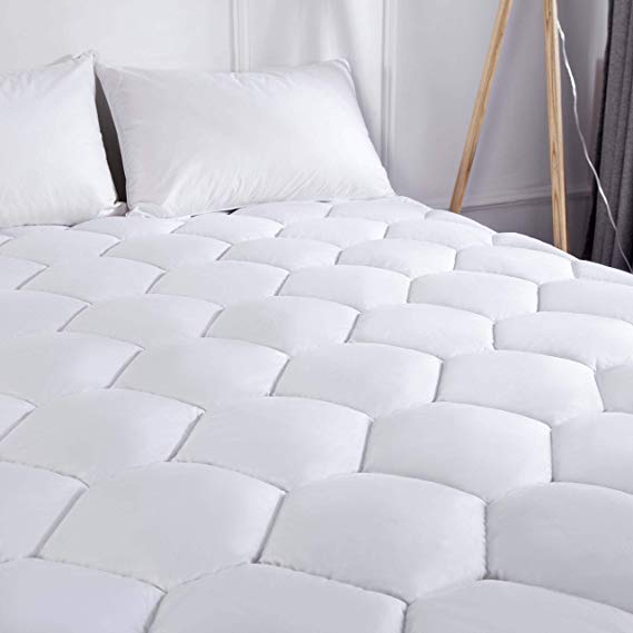 Hypoallergenic Quilted Stretch-to-Fit Mattress Pad By Hanna Kay Clyne 10 Year