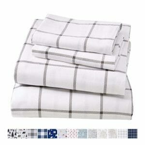 Great Bay Home Top Ten Queen Size Flannel Sheet Sets