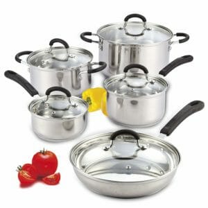 Cook N Home Top 10 Best Pots and Pans Sets for Induction Stoves