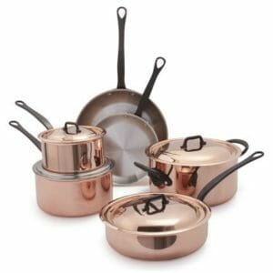 Mauviel 2 Top 10 Best Copper Pots and Pans Sets