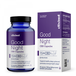 elixinol goodnight capsules best CBD for Sleep